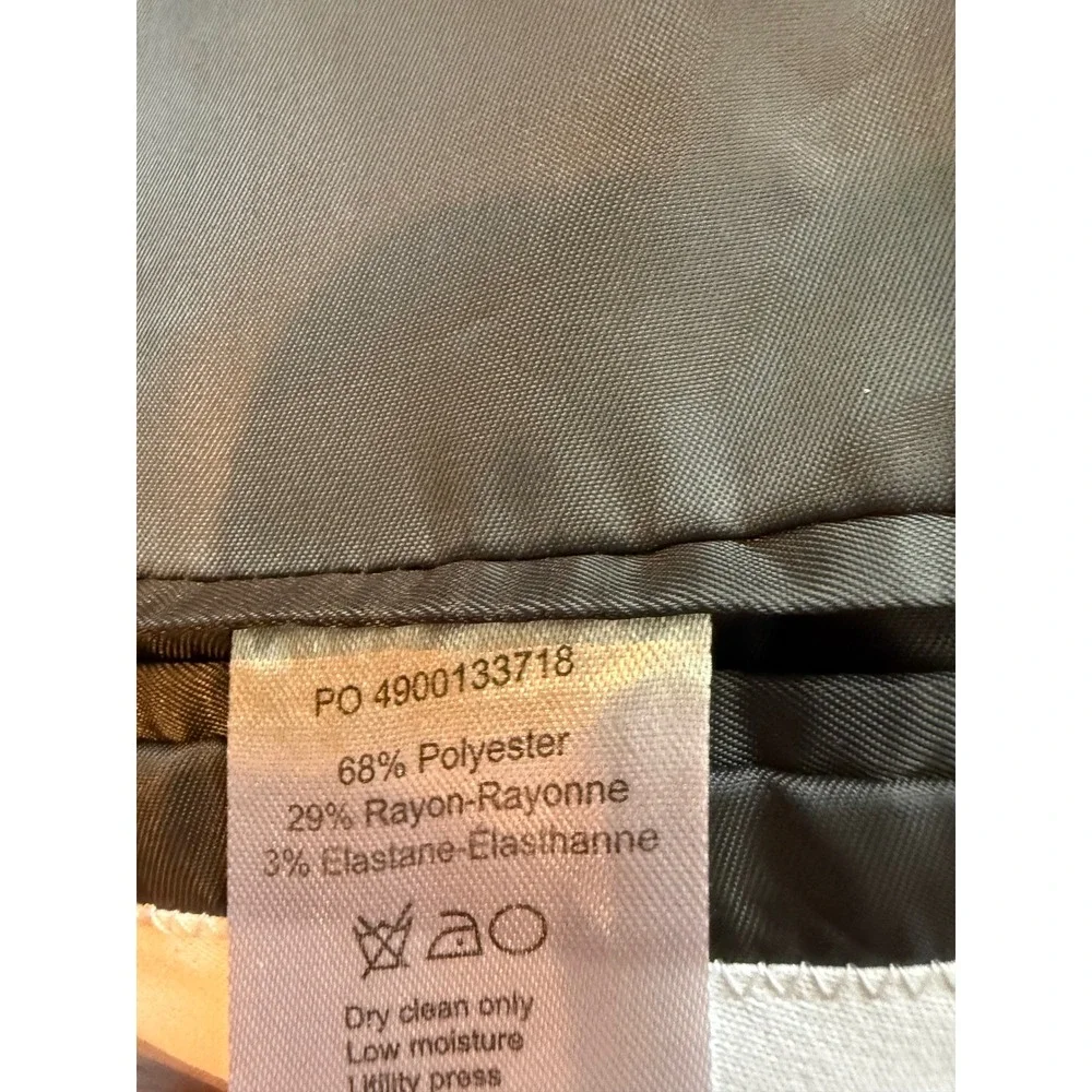 Calvin Klein X Slim Fit Blazer Mens 48R Grey Two Button Sport Coat Jacket 48 R